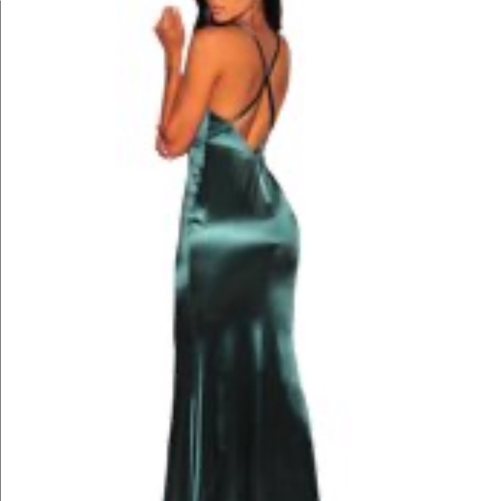 V neck glamour style maxi - Picture 2 of 8